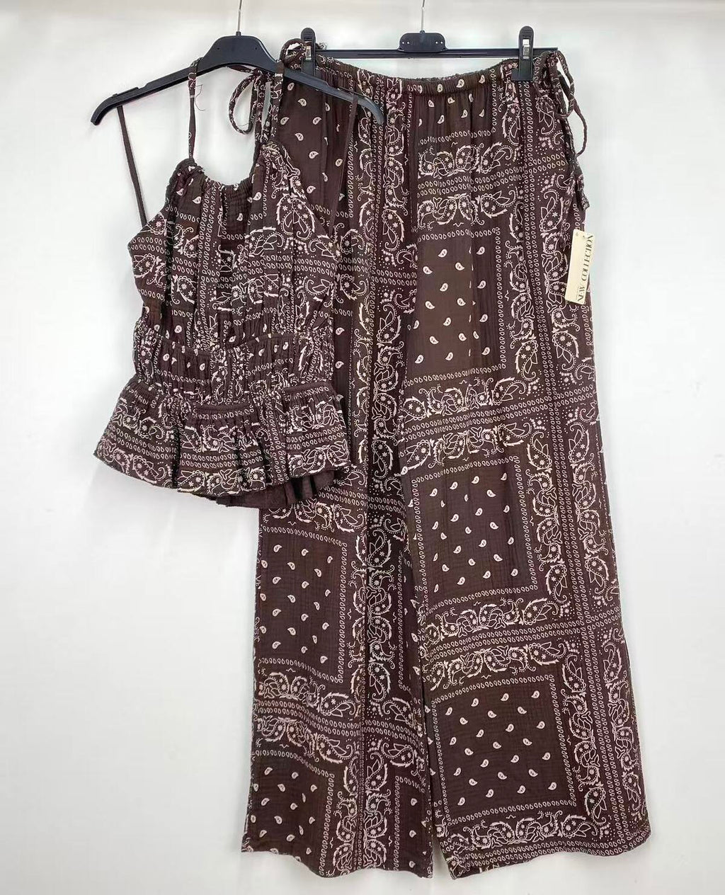 ENSEMBLE BANDANA MARRON