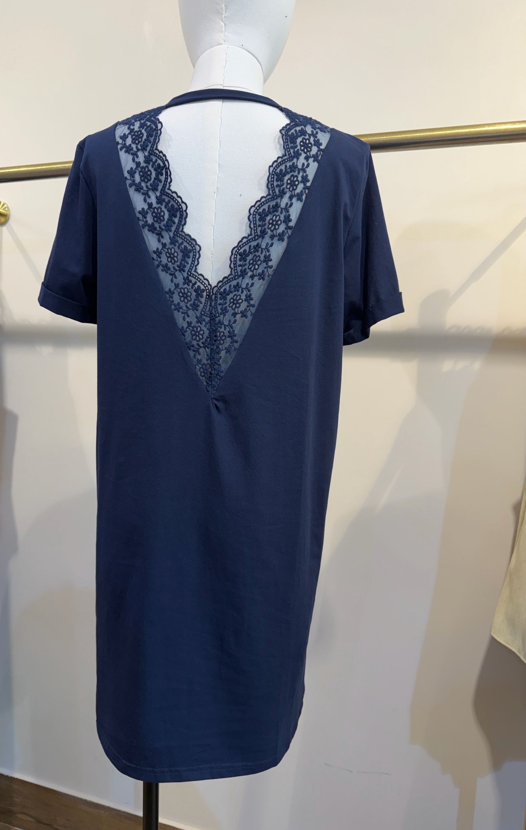 ROBE T-SHIRT MADELAINE MARINE