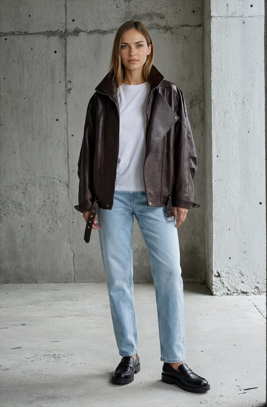 VESTE EN SIMILICUIR MARLON